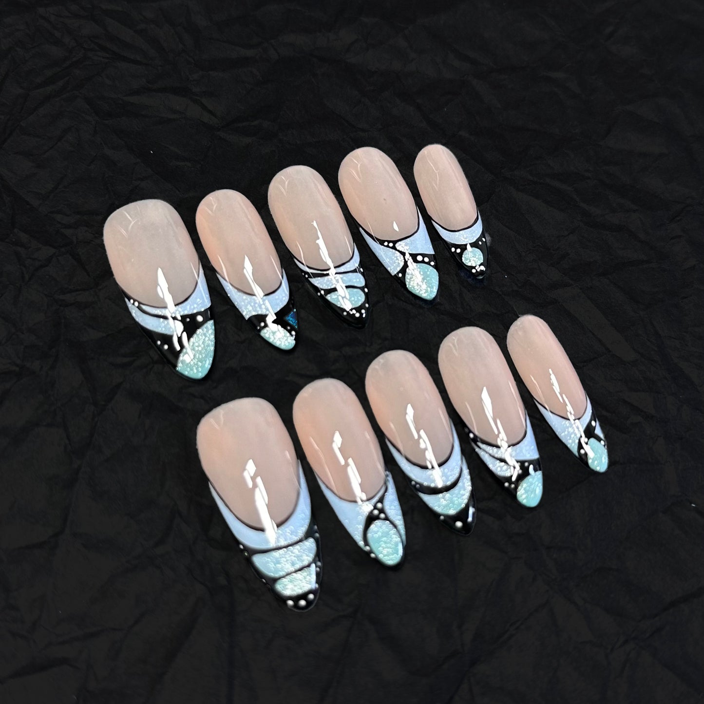 Glacier Elegance French Tips