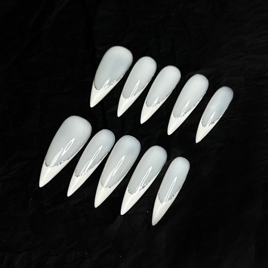 Crystal Elegance French Tips