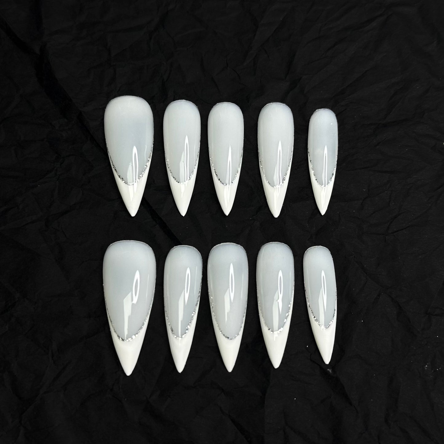 Crystal Elegance French Tips